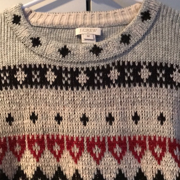 J Crew Factory Fairisle Sweater Size Medium - Picture 2 of 2